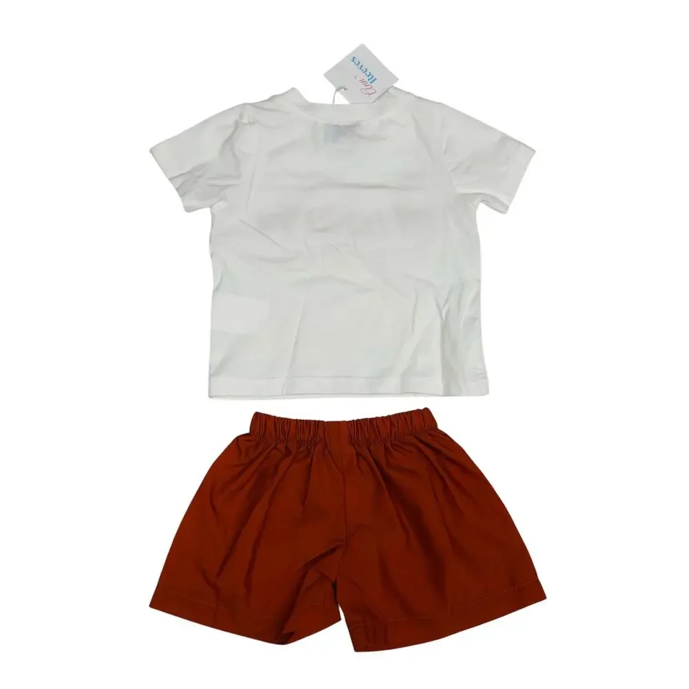NWT Ann + Reeves NB How Bout Them Horns Set